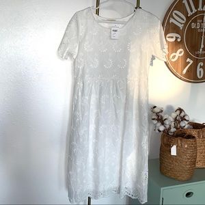 NWT EYELET DRESS!